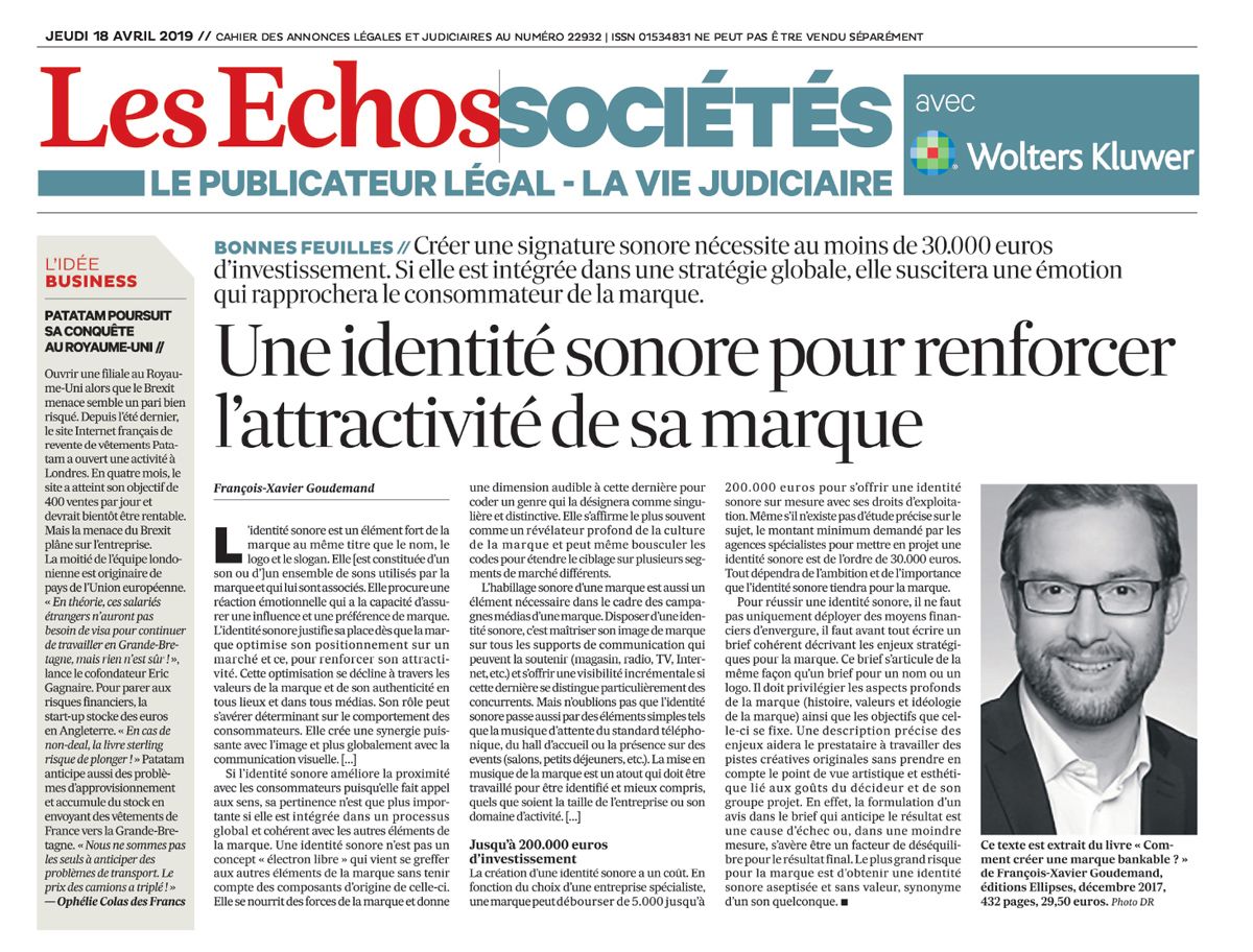 design sonore branding